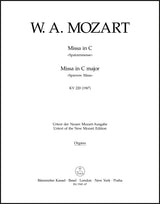 Mozart: Missa in C Major, K. 220 (196b)
