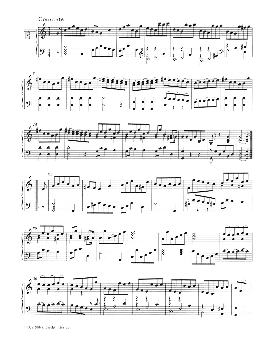 Bach: Notebook for Wilhelm Friedemann Bach