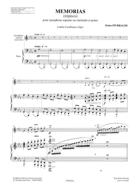 Iturralde: Memorias (Triptico)