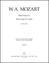 Mozart: Missa longa in C Major, K. 262 (256a)