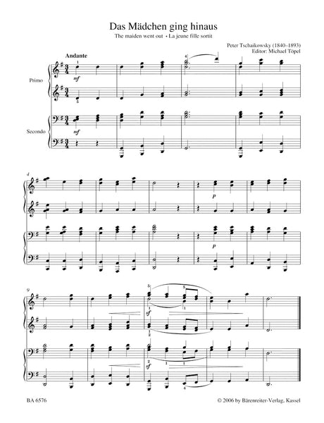 Tchaikovsky: Easy Piano Pieces and Dances