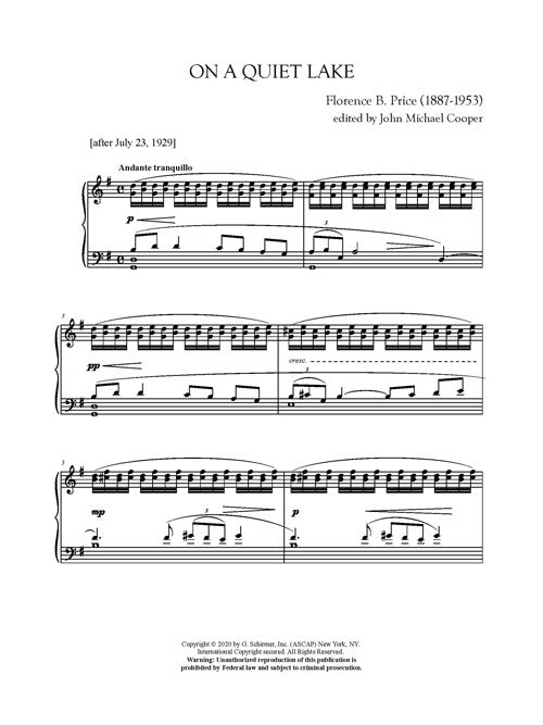 Price: On a Quiet Lake