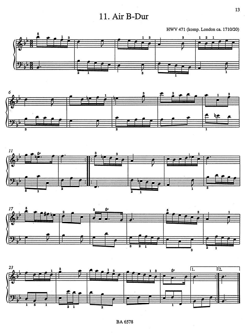 Handel: Sonatina in G Major, HWV 582 – Ficks Music