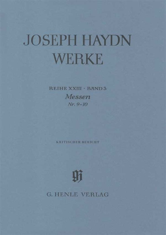 Haydn: Masses, Nos. 9-10