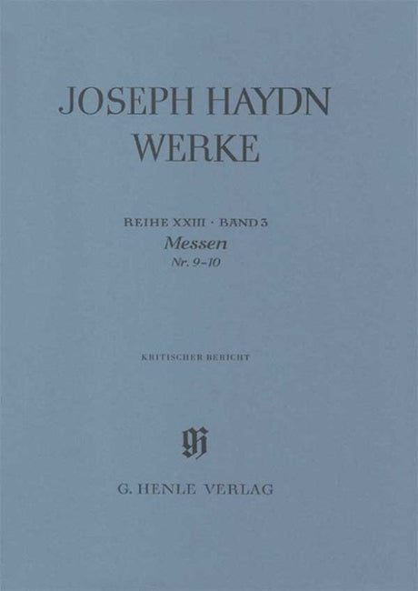 Haydn: Masses, Nos. 9-10