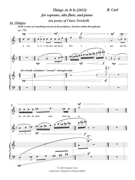 Carl: Things As It Is