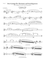 Weigl: Three Songs for Contralto and String Quartet