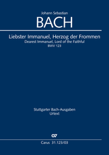 Bach: Liebster Immanuel, Herzog der Frommen, BWV 123