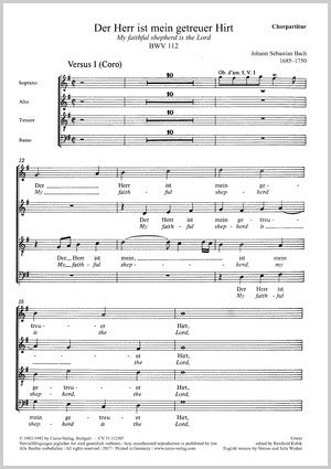 Bach: Der Herr ist mein getreuer Hirt, BWV 112