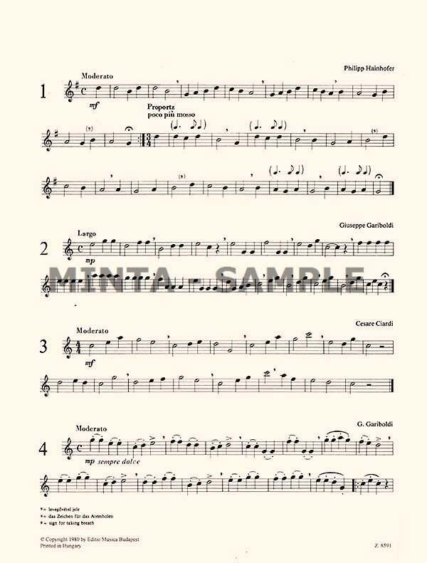 Selected Studies for Flute - Volume 1