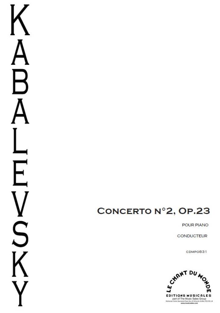 Kabalevsky: Piano Concerto No. 2, Op. 23