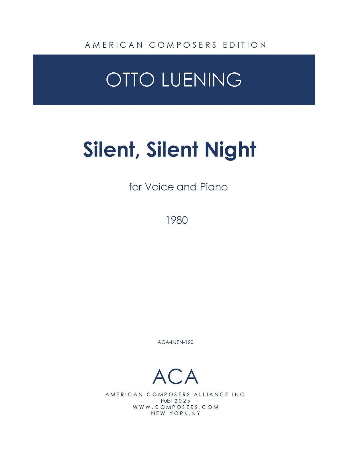 Luening: Silent, Silent Night
