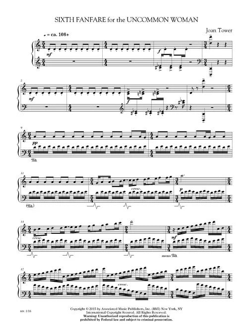 Tower: Fanfare for the Uncommon Woman No. 6
