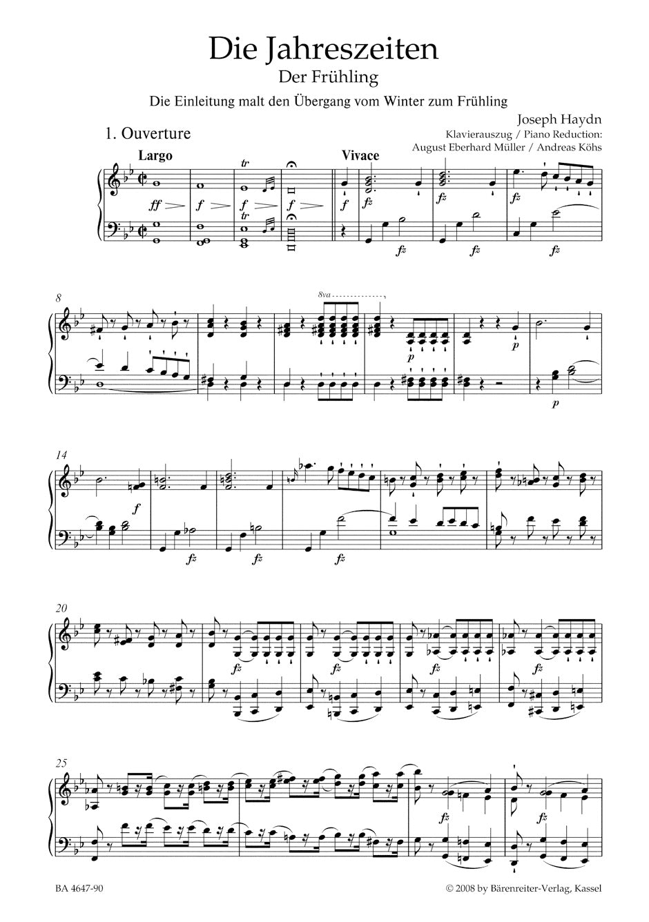 Haydn: The Seasons, Hob. XXI:3 – Ficks Music