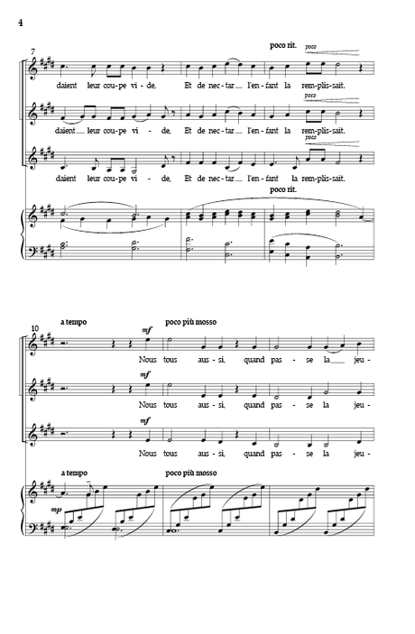 Chausson: Hébé (arr. for SSA)