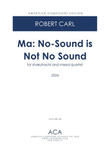 Carl: MA: No-Sound Is Not No Sound