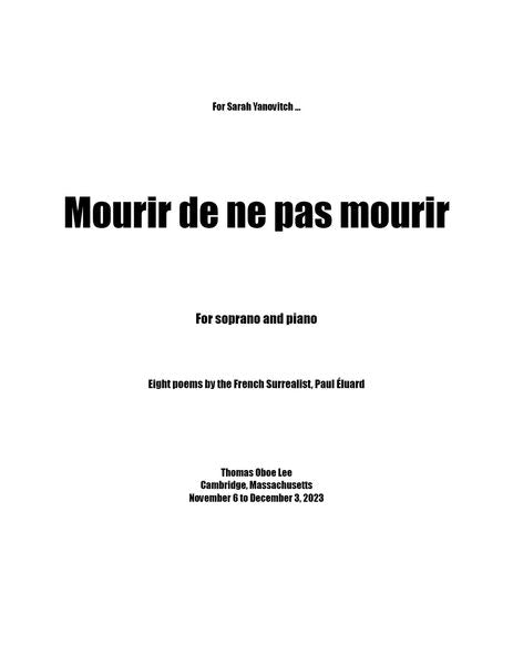 T.O. Lee: Mourir De Ne Pas Mourir