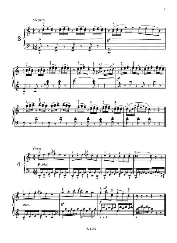 Czerny: 160 Eight-Measure Studies, Op. 821