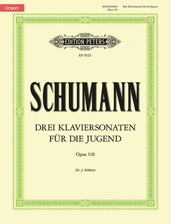 Schumann: 3 Piano Sonatas for the Young, Op. 118
