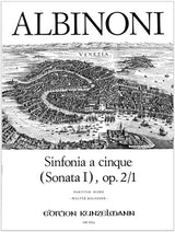 Albinoni: Sinfonia a cinque (Sonata I), Op. 2, No. 1