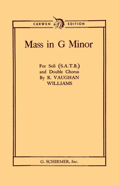 Vaughan Williams: Mass in G Minor