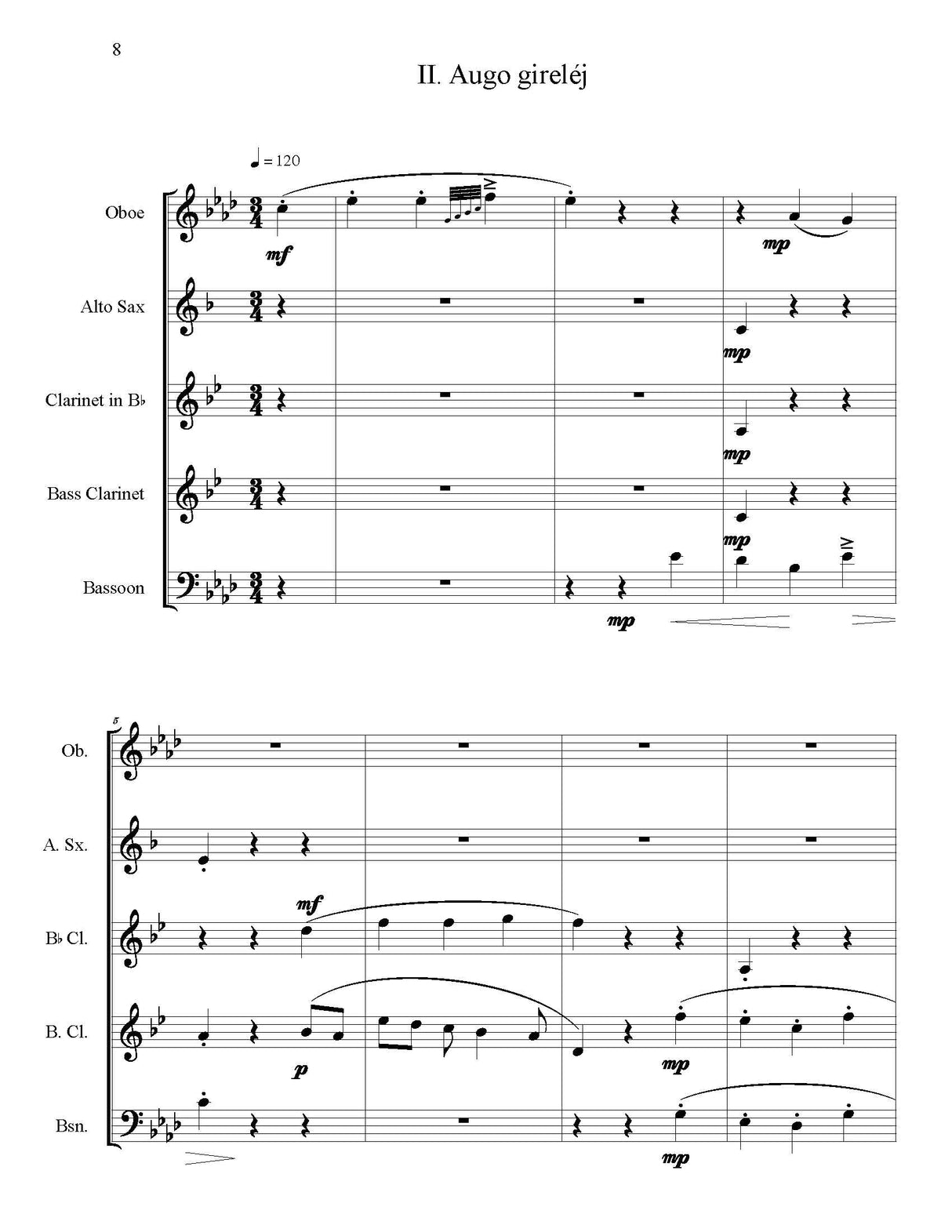 Davidson: 5 Lithuanian Melodies