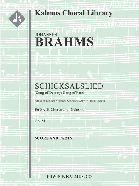 Brahms: Schicksalslied, Op. 54