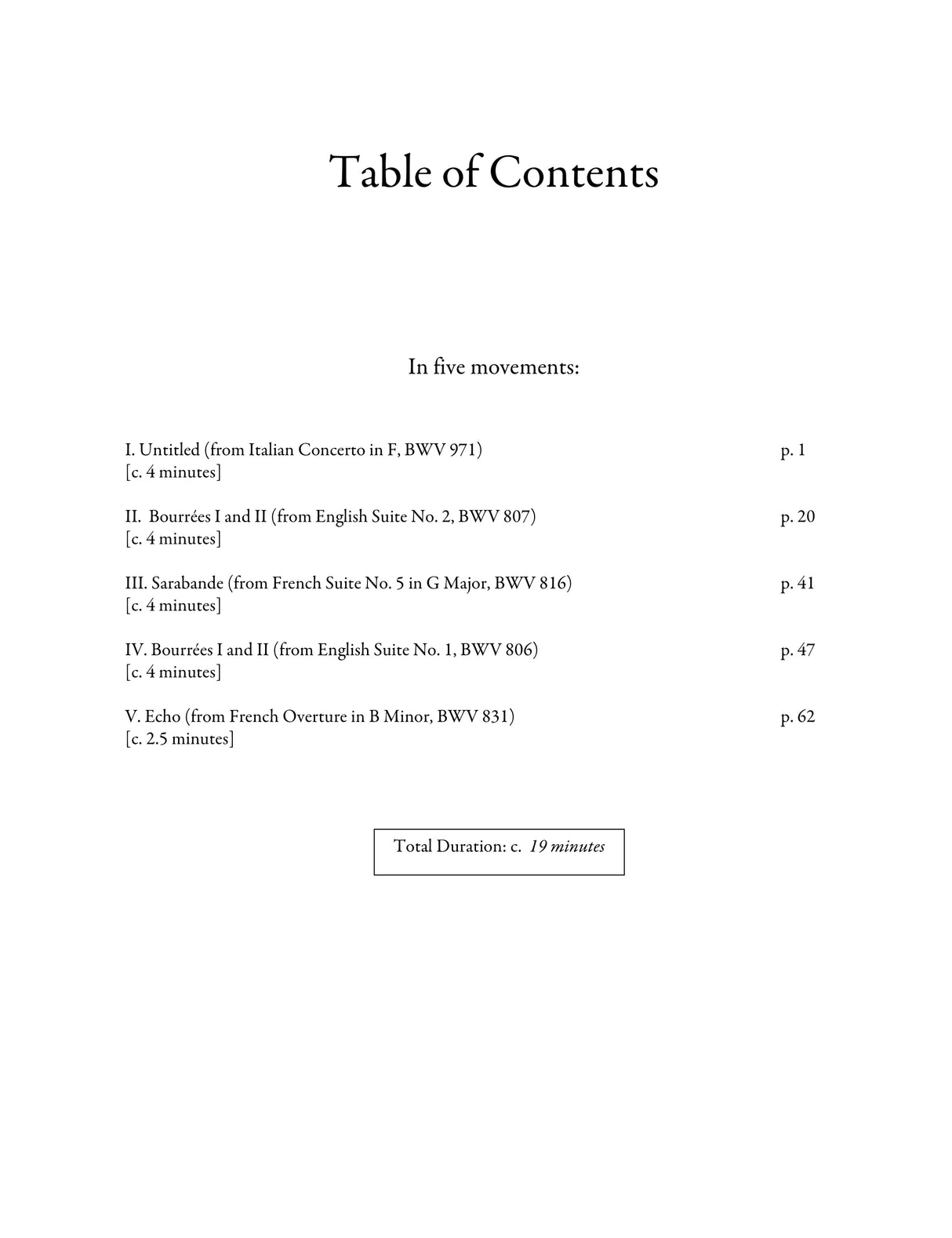 Nathan: Dancing with JS Bach II