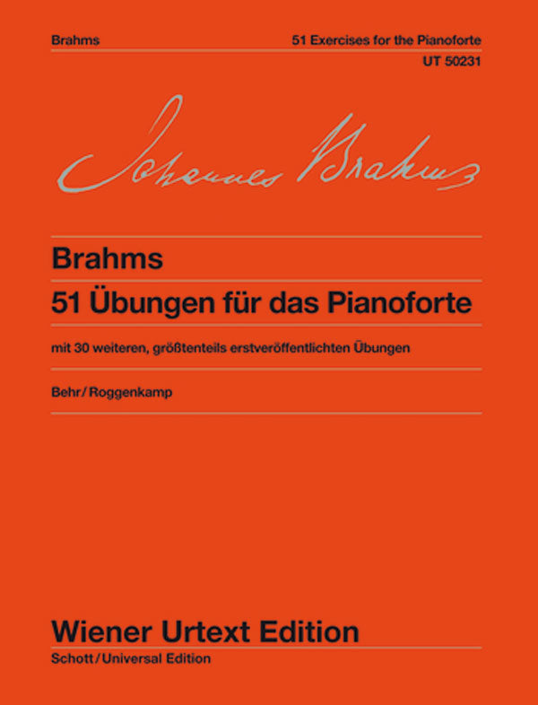 Brahms: 51 Exercises for Piano, WoO 6 – Ficks Music