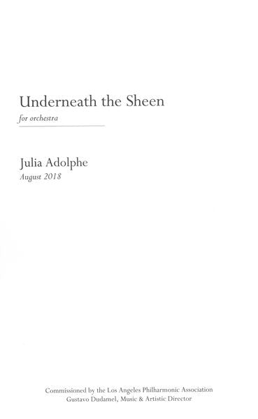 J. Adolphe: Underneath the Sheen