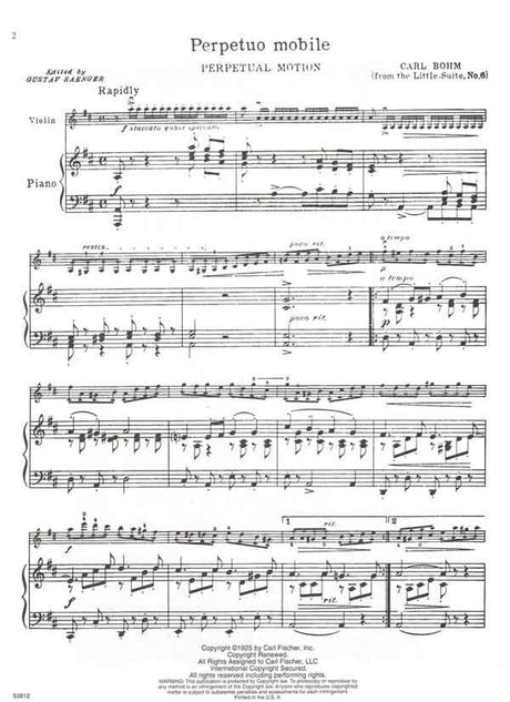 Bohm: Perpetuo Mobile