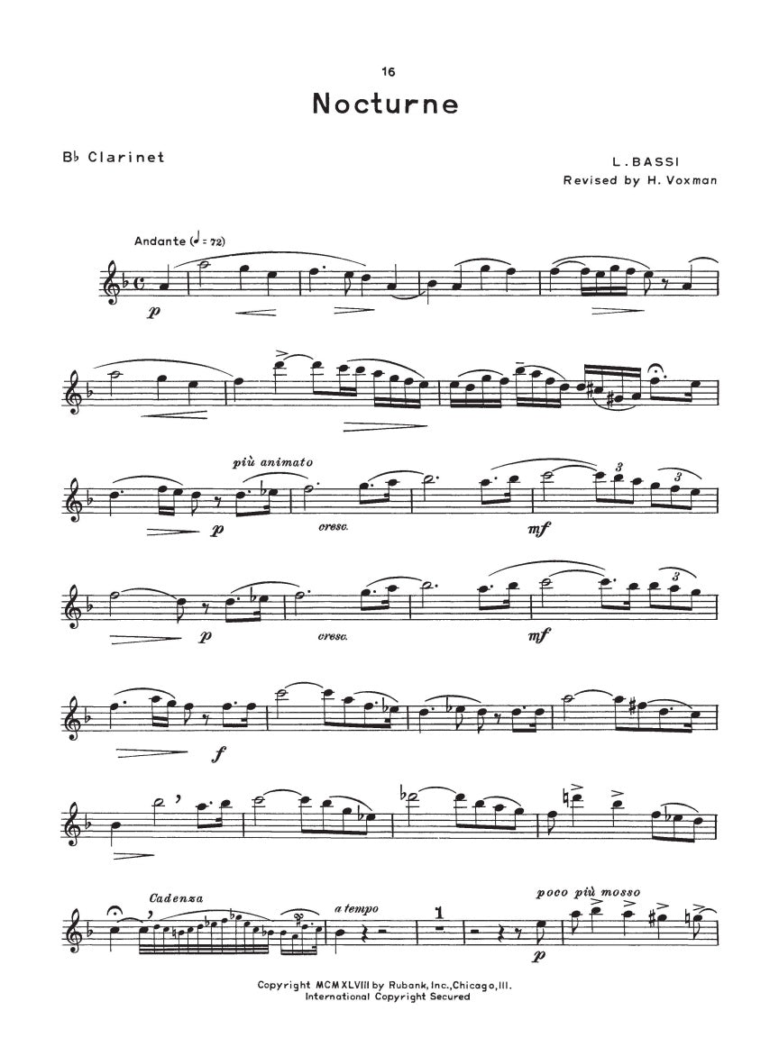 Concert and Contest Collection - Clarinet