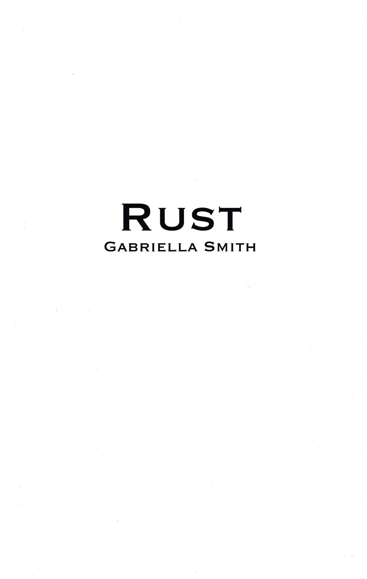 G. Smith: Rust