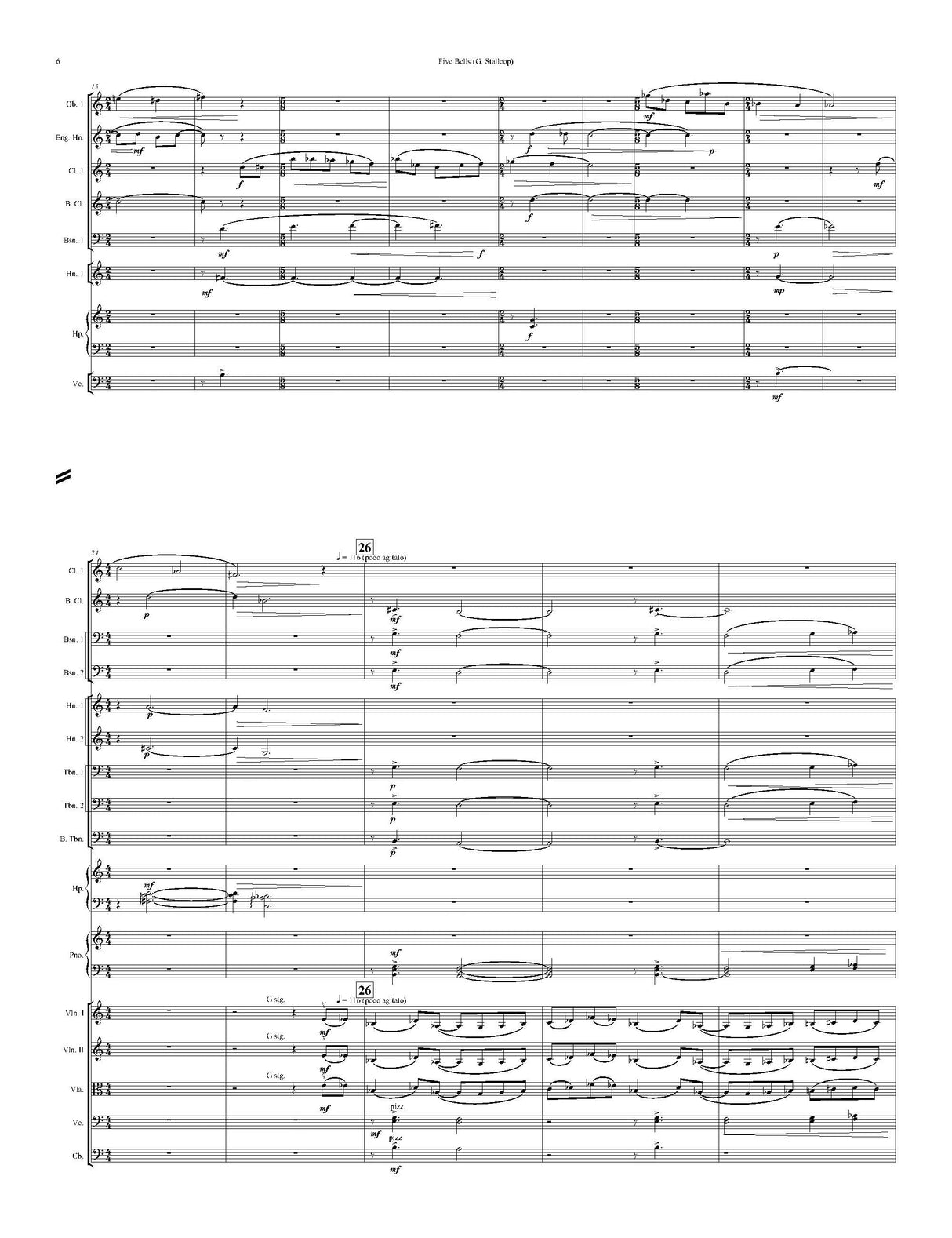 Stallcop: Five Bells (Version for Orchestra)