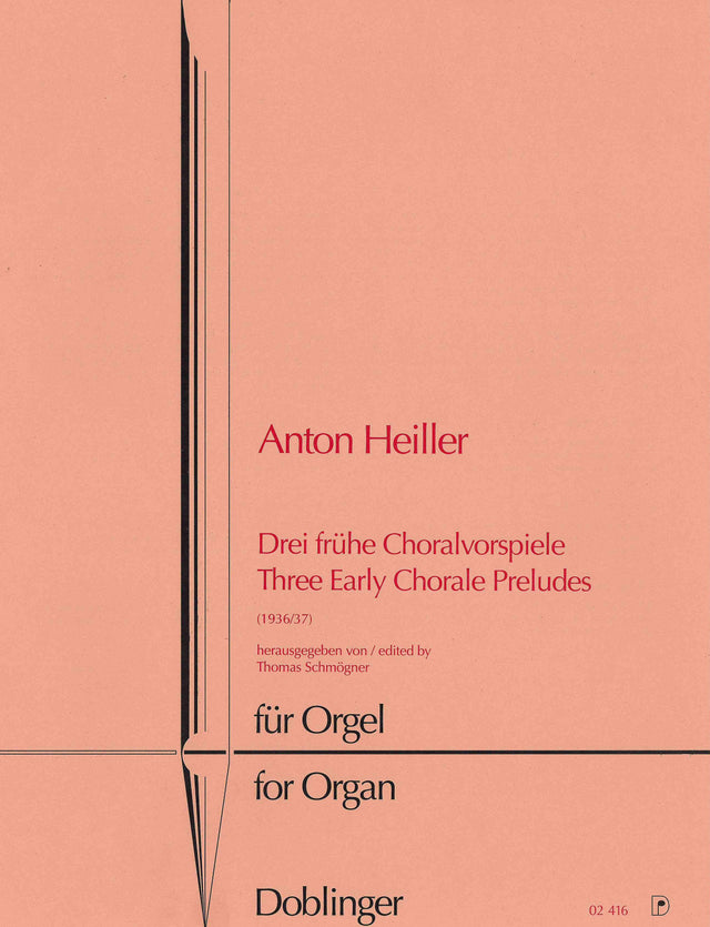 Heiller Heiller: Three Early Chorale Preludes – Ficks Music