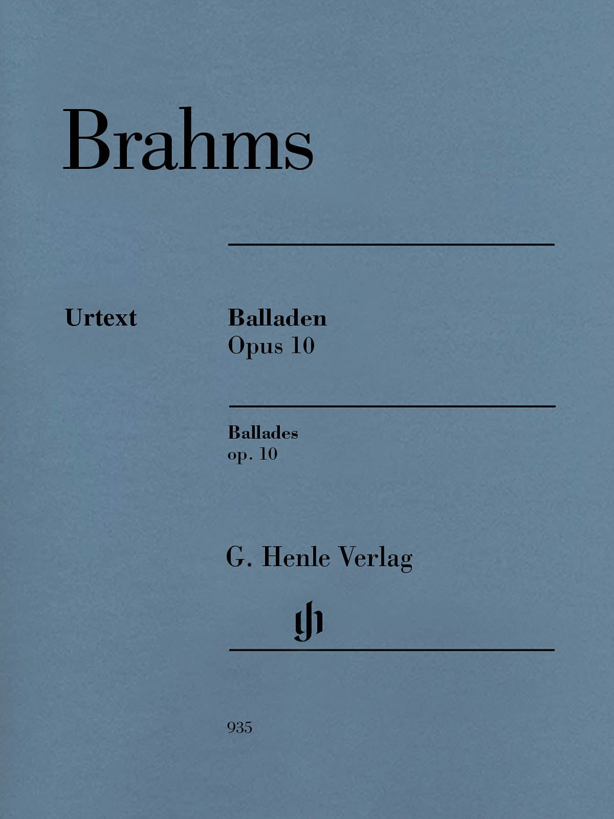 Brahms: 4 Ballades, Op. 10