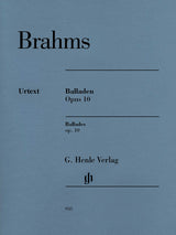 Brahms: 4 Ballades, Op. 10