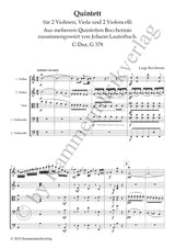 Boccherini: String Quintet in C Major, G 378