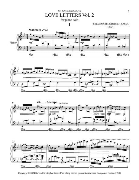 Sacco: Love Letters - Volume 2