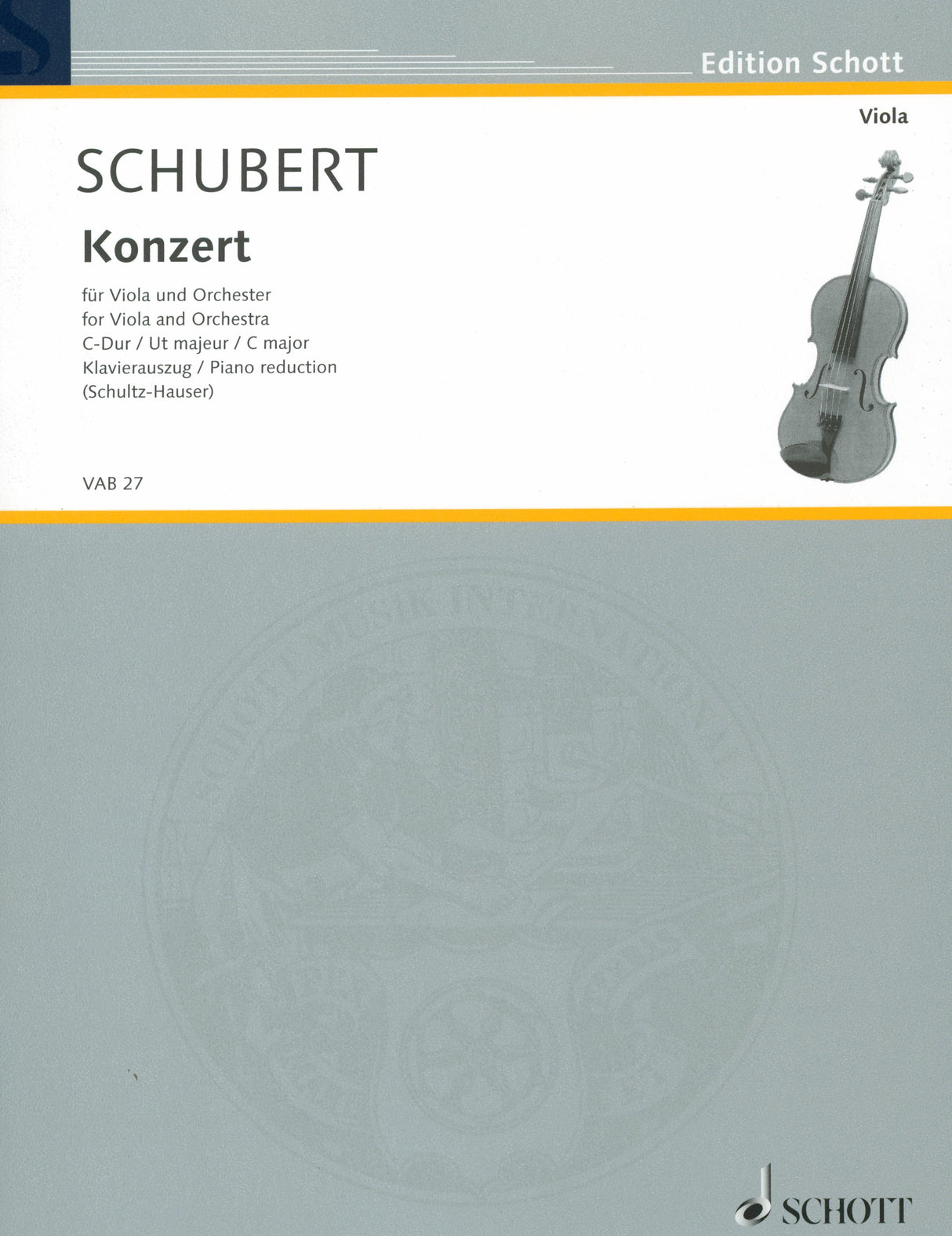 J. Schubert: Viola Concerto in C Major