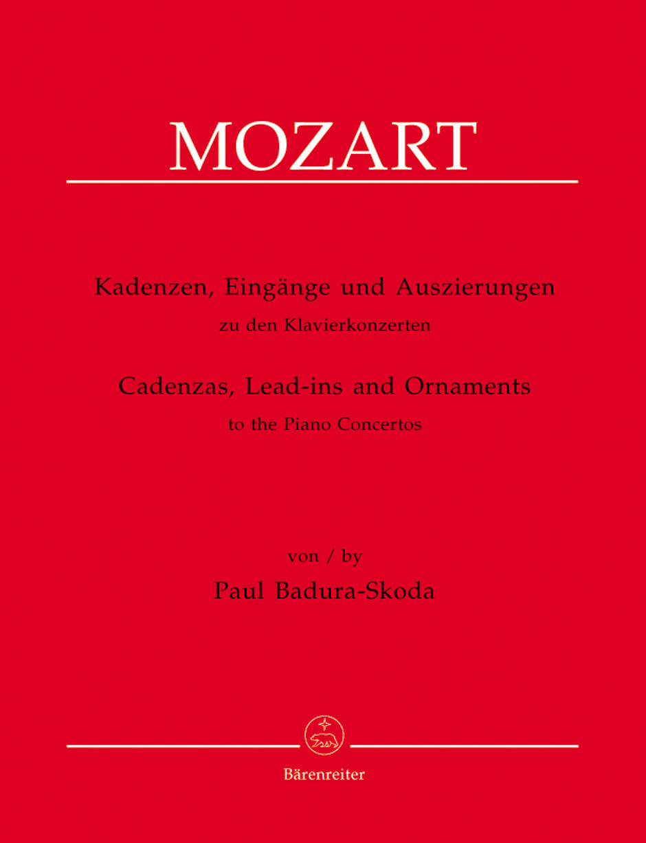 Badura-Skoda: Cadenzas, Lead-ins and Embellishments for Mozart