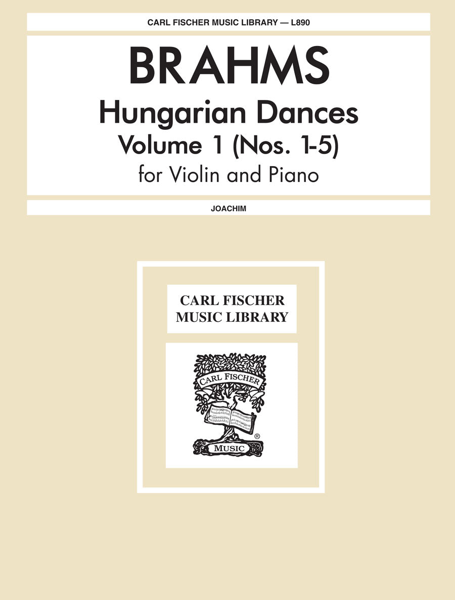 Brahms: Hungarian Dances Nos. 1-5 (arr. for violin & piano)