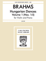 Brahms: Hungarian Dances Nos. 1-5 (arr. for violin & piano)