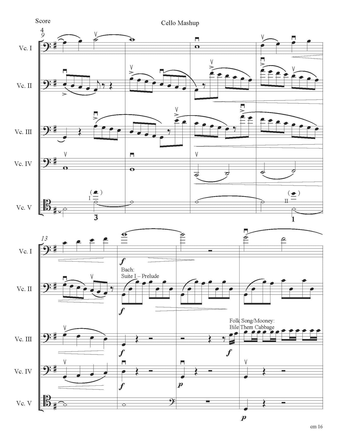 Flaherty: Cello Mashup