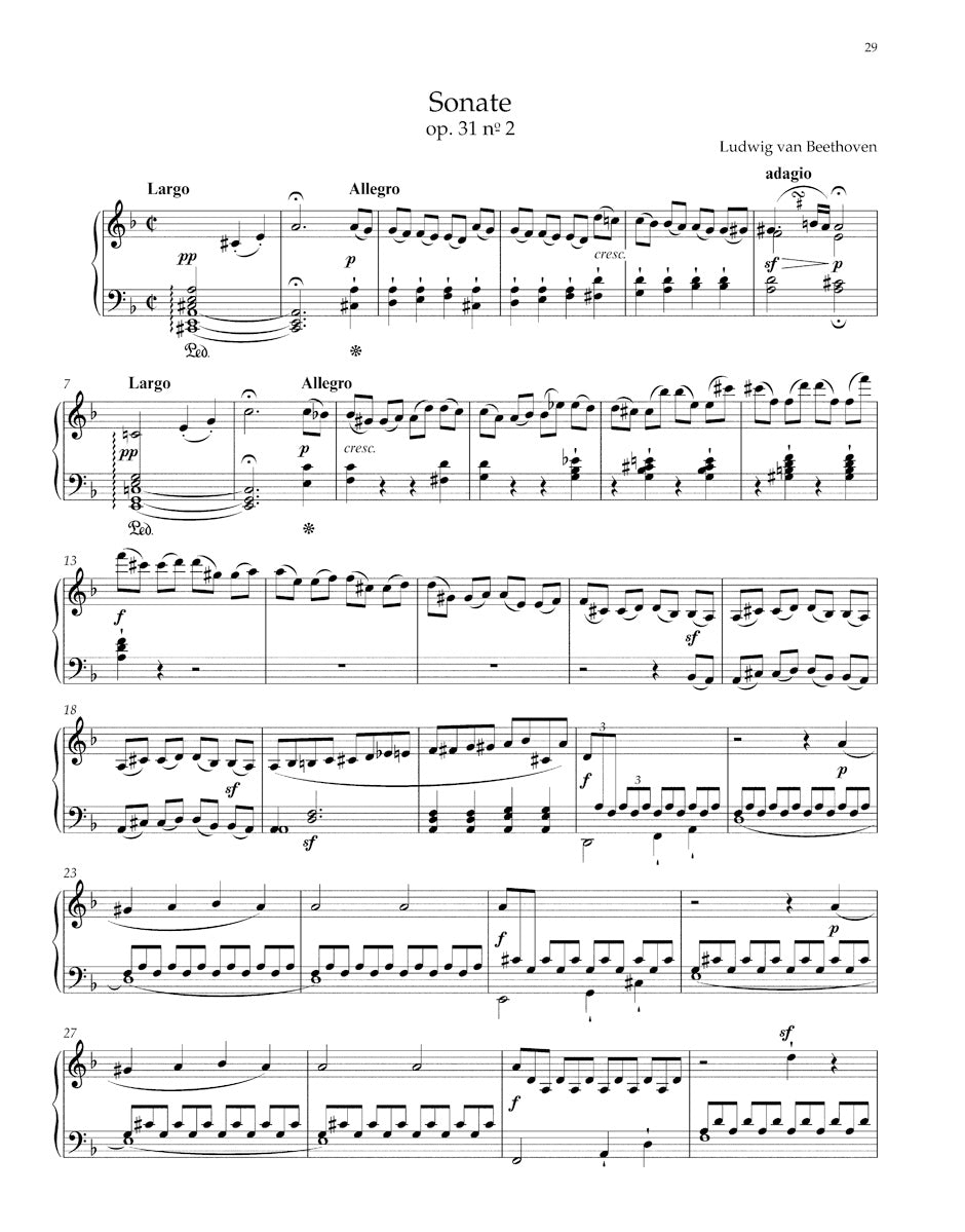 Beethoven: 3 Piano Sonatas, Op. 31 – Ficks Music