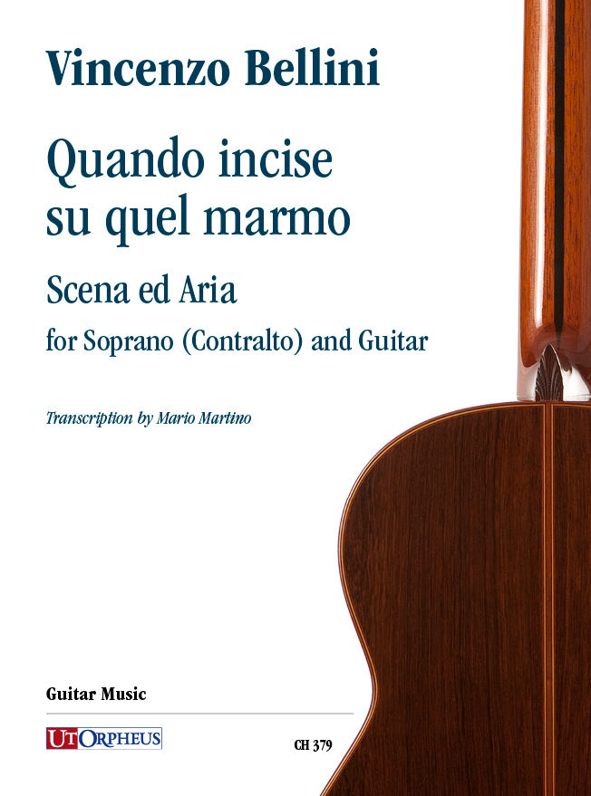 Bellini: Quando incise su quel marmo (arr. for soprano & guitar)