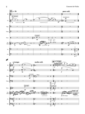 Mason: Concerto for Violin and Small Ensemble