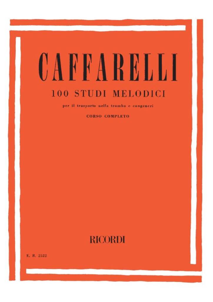 Caffarelli: 100 Studi Melodici (Melodic Studies)