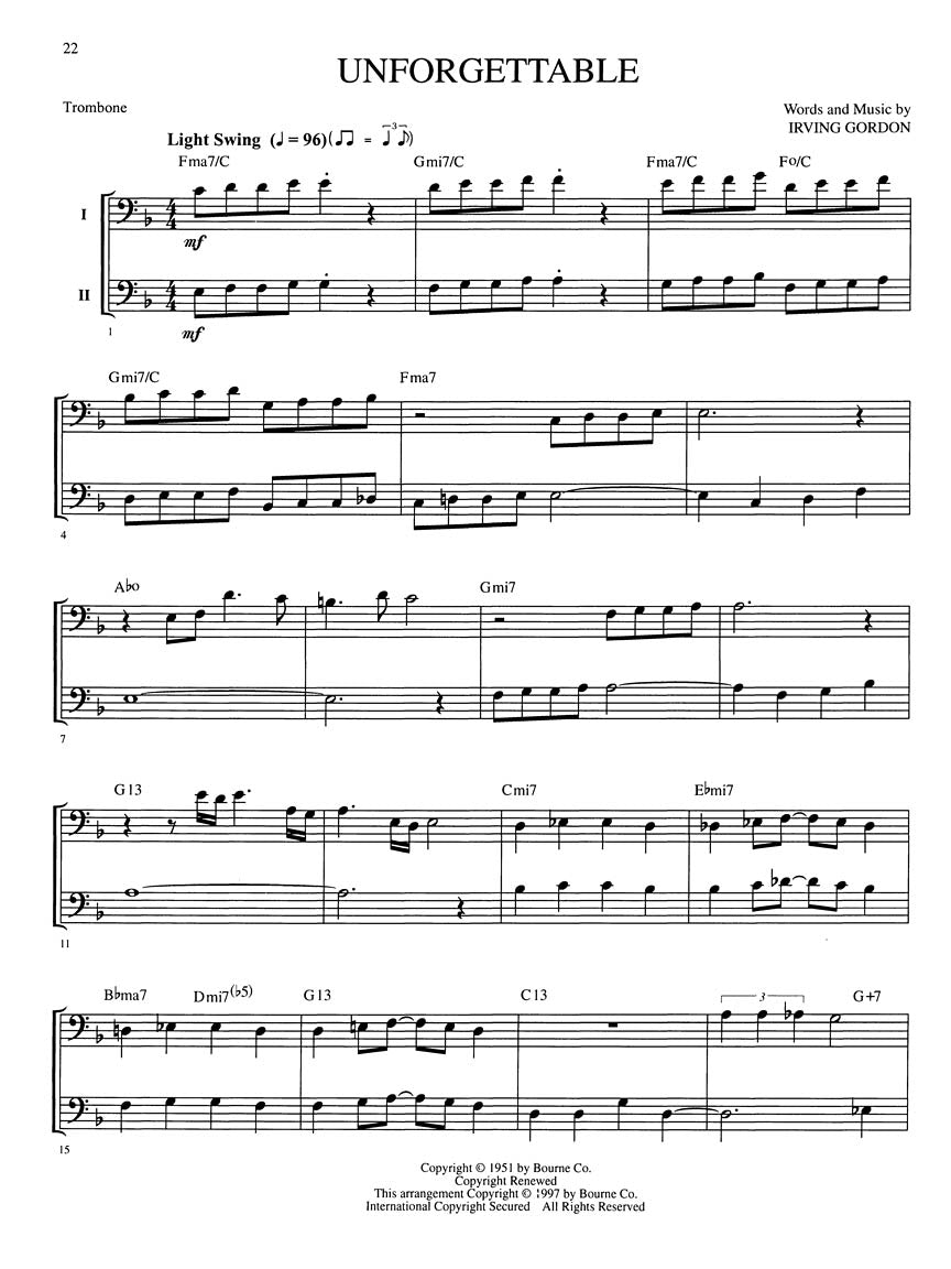 Great Jazz Duets - Trombone