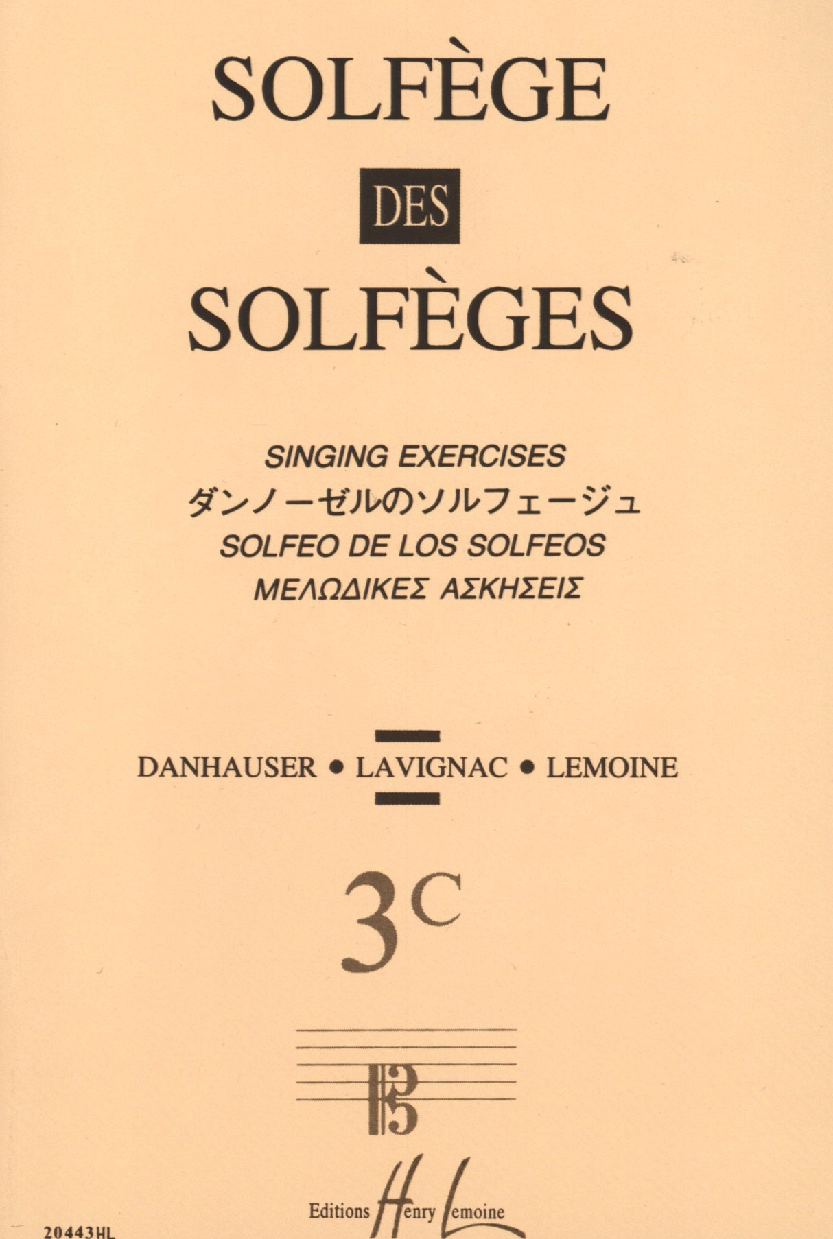 Solfège des Solfèges - Volume 3C